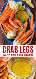Crab Legs Recipe With Garlic Butter Lemon Sauce Crab Legs Recipe Crab Legs On The Grill Seafood Boil Recipes