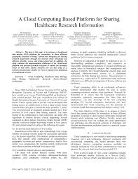Lsweb ã© uma empresa de soluã§ãµes em tecnologia, oferecemos serviã§os de consultoria, desenvolvimento, marketing, infraestrutura e cloud computing Pdf Cloud Computing For Healthcare Research Information Sharing