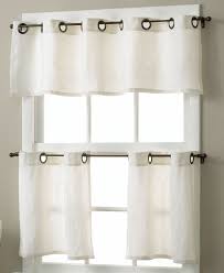 Elrene Essex Linen Grommet 30 In 2020 Cafe Curtains Colorful Curtains Curtains