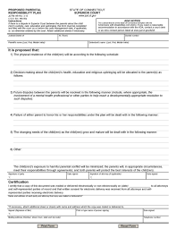 If the parents are not in agreement, please use all the forms in this packet, and follow the instructions carefully. 49 Free Parenting Plan Custody Agreement Templates á… Templatelab