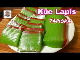 1,5 gelas tepung tapioka (150 gram). Kue Lapis Tapioka Warna Pelangi Litetube