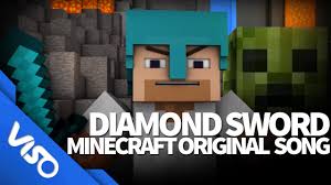 This is the best minecraft song in existence. Diamond Sword Original Minecraft Song Minecraft Animation Everyone Must See This Minecraft Songs Minecraft Videos How To Play Minecraft