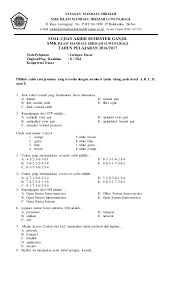 Soal jawab otk perkantoran kls 10 11 12. Soal Teknologi Perkantoran Kelas 10 Semester 2 Guru Galeri