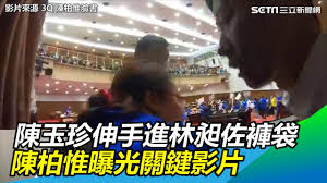 尽管是菜鸟立委，陈玉珍以大胆作风、呛辣发言备受关注，包括在议场朝野冲突祭出万安紧抱死守主席台，行使 监察院 人事同意权将手伸进无党籍立委林昶佐口袋抢票，以及总质询数次舌战 行政院长 苏贞昌等皆是名场景，让陈一战成名，迅速跃升全台知名人物。 é™³çŽ‰çä¼¸æ‰‹é€²æž—æ˜¶ä½è¤²è¢‹é™³æŸæƒŸæ›å…‰é—œéµå½±ç‰‡ ä¸‰ç«‹æ–°èžç¶²setn Com Youtube