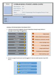 Gatot subroto, jakarta pusat, 10270 Pengembangan Pusat Keunggulan Ekonomi Worksheet