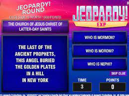 Collaborated with the sons of mosiah in an attempt to destroy the church? The Lds Church Appears As A Category On Jeopardy Deseret News