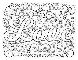 Love hearts coloring pages are a fun way for kids of all ages to develop creativity focus motor skills and color recognition. Love Coloring Book Pages Coloring Home