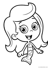 You can download them from the site for free and without unnecessary trouble. Bubble Guppies Coloring Pages Tv Film Bubble Guppy Molly Printable 2020 01531 Coloring4free Coloring4free Com