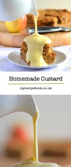 Stop Don T Buy Ready Made Custard It S Really Simple To Make Custard At Home From Simple Everyday Ingredien Homemade Custard Homemade Custard Recipe Desserts
