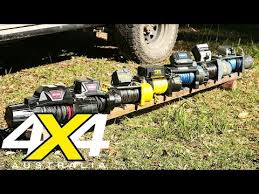 12 Volt Winch Comparison Review 4x4 Australia Youtube