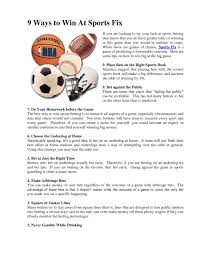 What is a moneyline bet? Calameo 9 Ways To Win At Sports Fix