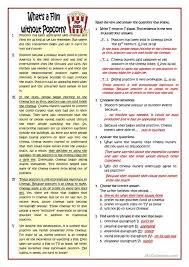 What A Film Without Popcorn Teaching Jobs Reading Skills Teaching