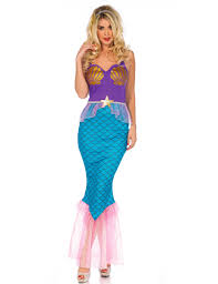 Vestiti da sposa stile sirena adatto ad un fisico longilineo e con fianchi stretti l'abito a sirena é un classico nei modelli da sposa. Vestito Da Sirena Sexi Per Donna Costumi Adulti E Vestiti Di Carnevale Online Vegaoo