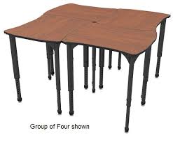 apex series desk 29 x 24 dog bone flexible seating collaborative furniture collaborative desk