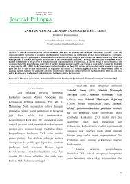 Download rpp yang kls 4 yang bermuatan anti korupsi / kami harapkan beberapa contoh kelengkapan berikut ini rpp/slbs smp kls vii smstr i download. Pdf Analisis Permasalahan Implementasi Kurikulum 2013