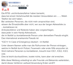 Aus pvc, orange mit schwarzer schrift. Vorsicht Mit So Genannten Ice Nummern Notfallnummern Im Handy