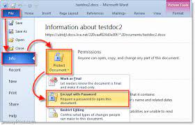 Save your word document as an rtf file2. How To Password Protect And Encrypt Microsoft Office 2010 Documents