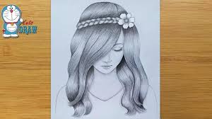Welcome to my drawing channel. A Girl With Beautiful Hair Pencil Sketch Drawing How To Draw A Girl Youtube Pencil Sketch Drawing Beautiful Girl Drawing Girl Drawing Sketches