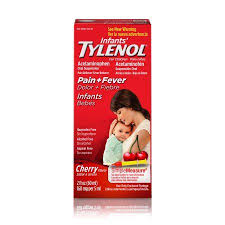 Infants Tylenol Acetaminophen Liquid Medicine Cherry 2 Fl Oz Walmart Com Childrens Tylenol Baby Fever Reducer Baby Medicine