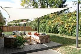 Amazing And Stylish Ways To Achieve More Backyard Privacy Backyard Shade Patio Shade Backyard Patio