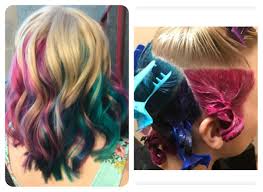 * book your next appointment 24/7 * meet our team and choose your favourite * keep a record of your. Fantasy Color By Trenice Mermaid Hair Fuschia And Blue Hair Fun Hair Colors Pink Hair Style Bobcut Tousled Curl Pink Hair Mermaid Hair Cool Hair Color