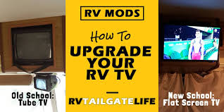 We cut open a flat screen plasma tv!! How To Upgrade To Digital Flat Screen Tv In The Rv Rv Tailgate Life