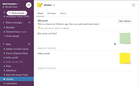 So, let's get straight to it. Building A Home For Your App Slack