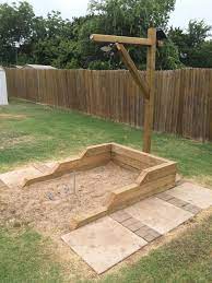 Back Yard Hand Built Horse Shoe Pits With Led Lights Madebycoltskinner Diy Backyard Horseshoe Pit Dimensions Backyard Fun