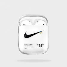 Off White For Nike Custom Airpod Case Airpod Case Case Custom Nikes
