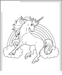Planse de colorat cu clopotica si legenda bestiei de nicaieri. Cal Unicorn Cu Curcubeu Pentru Fete Planse De Colorat Gratuite Pentru Copii