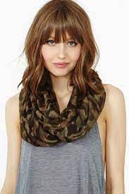 Medium Length With Bangs Hairstyle You Can Follow Ferbena Com Fashion Blog Magazine Hair Styles How To Style Bangs Long Hair Styles