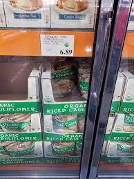 What kinda prices are we looking at for the curry? Organic Riced Cauliflower At Costco Great Price All Natural Savings