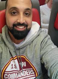 Next stop... Madrid. Leaving from Dulles Airport and the majority of the  plane are #Commanders fans. People are singing "Hail to the Redskins."  #RaiseHail