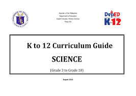 This site has a good collection of free downloadable test papers from popular schools in singapore. K 12 Science Curriculum Guide August 2016