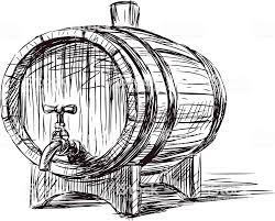Vector Image Of An Old Wine Barrel Vector Art Free Vector Art Art