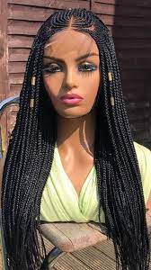 Senegalese Braid Braided Hair Corn Row Braid Nigerian Braid Hand Braid Hair Extension Frontal Wigs Long Braids Lace Frontal Vintage Hair In 2021 Cornrows With Box Braids African Braids Hairstyles Braided Hairstyles