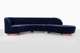 Vladimir kagan custom made a serpentine sofa for this living room by julie hillman. Vladimir Kagan For Directional Cloud Sofa Matthew Rachman Gallery