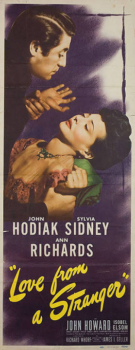 Love from a Stranger (1947) Original Movie Posters - Posteritati Movie  Poster Gallery