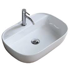 nameeks glam vessel sink in white