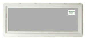 Tempered glass is that which has been treated to make it up to five times stronger than conventional glass. Transom Window 12 X 48 Double Pane Tempered Glass Low E Home Window Pvc Frame 661646954883 Ebay