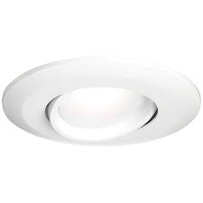 4 White Gimbal Retrofit 10w Led Eyeball Downlight 35p12 Lamps Plus