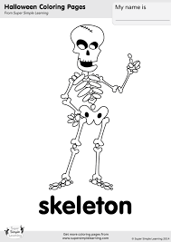 Skeleton Coloring Page Super Simple Several printable files are suitable for residence printing project with below sophisticated equipment. skeleton coloring page super simple