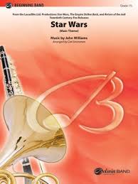 Sheet music, piano sheet music, violin sheet music. Star Wars Main Theme E Flat Alto Saxophone John Williams Concert Band Sheet Music