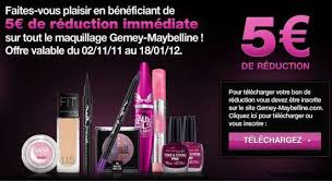 Envie de bien manger vous propose d'obtenir des bons de réduction sur des produits alimentaires et laitiers. Reduction Gemey Maybelline 5 Offerts Sur Le Maquillage
