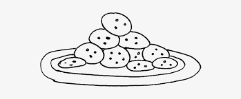 This is a special plate containing the six symbolic foods eaten during the seder feast. Serves A Plate Of Cookies Coloring Pages Cookie Transparent Png 700x566 Free Download On Nicepng