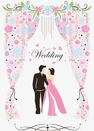 Wedding Vector Wedding Clipart Wedding Character Vector Character Curtain Flowers Flower Wedding Invitation Background Wedding Illustration Wedding Card Design