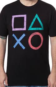 Playstation Buttons T Shirt The Shirt List Gaming Shirt Video Games Shirt Playstation T Shirt