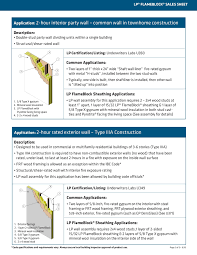 With a long established track record, densglass. 1 Hour Rated Exterior Fire Wall Zero Lot Line Applications Pages 1 5 Flip Pdf Download Fliphtml5