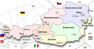 Bundesland laborbestätigte fälle zunahme fälle zum vortag verstorbene fälle genesene fälle aktive fälle; Osterreich Austria Landkarte Osterreich Osterreich Bundeslander Und Ihre Hauptstadte