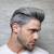 Silver Titanium Hair Men